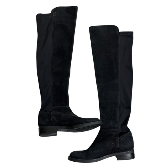 Blondo Shoes - Blondo Sierra Suede Leather Black Over the Knee Waterproof Women's Boots Size 6